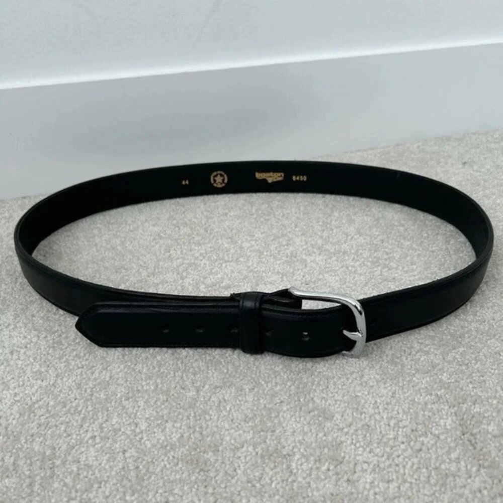 Boston leather black high duty belt